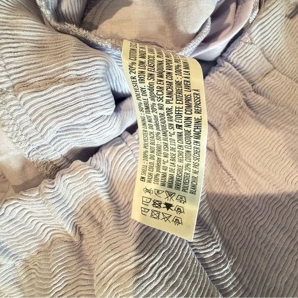 Revolve Endless Rose Lavender Strapless Jumpsuit Size Medium Wide Leg - Picture 7 of 7